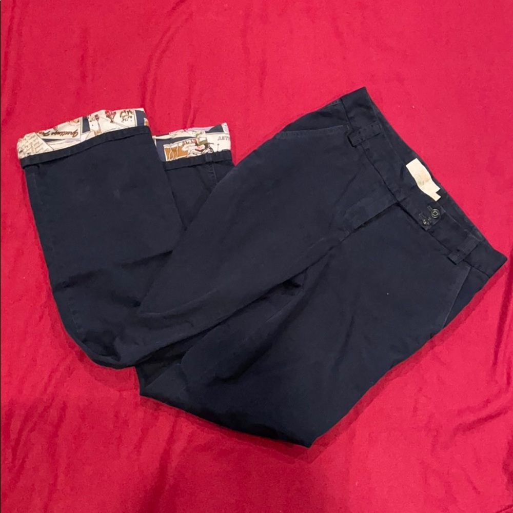 J. Crew Flannel-lined classic twill chinos